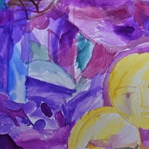 Untitled Water Colour on Handmade Paper 