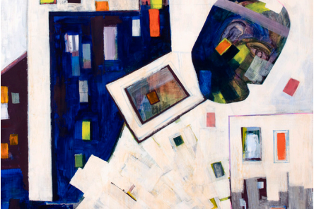 Untitled (Head and Townscape), c.1995